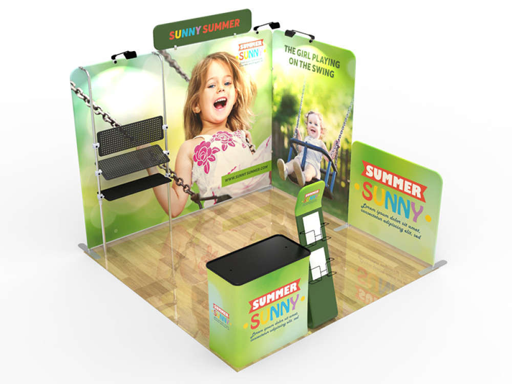 10x10ft Custom Booth O - Image 4
